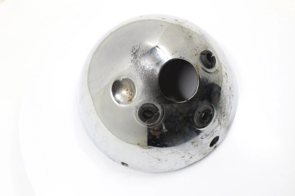 2000 YAMAHA V STAR 650 CHROME OEM HEADLIGHT CASE HOUSING BUCKET - Image 1 of 4