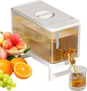 Water Dispenser for Fridge Spigot Juice Container Drink Pot Big Capacity 4.5L - Picture 1 of 17