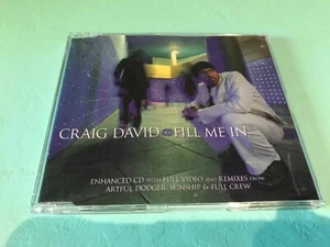 Craig David Fill Me In Enhanced CD single - Picture 1 of 2