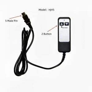 Mattress Firm 50 Series Leggett and Platt Bad-X CF Wired Adjustable Bed Remote - Picture 1 of 4