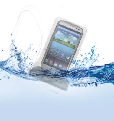 Lot of 2 Aleratec IP47 Rated Waterproof Bag Pouch Cover for Smartphone  - Image 1 of 2