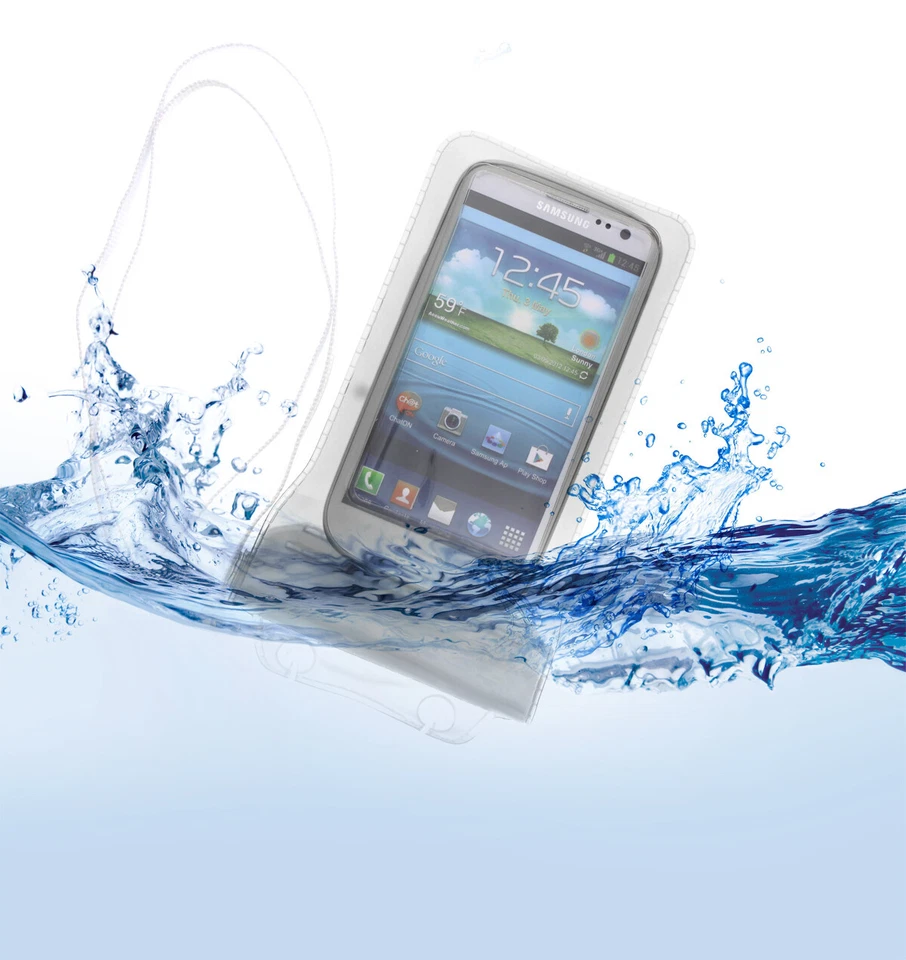 Lot of 2 Aleratec IP47 Rated Waterproof Bag Pouch Cover for Smartphone  - Image 1 of 2