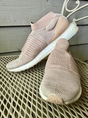 adidas UltraBoost Laceless Ash Pearl. Women's Size 11. - Image 1 of 4
