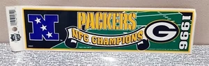 1996 NFC Champions Green Bay Packers Autoaufkleber - Tag Express - Bild 1 von 6