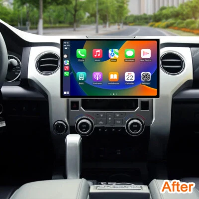 13.3Inch For Toyota Tundra Sequoia 2014-2018 Car Stereo Radio GPS Navi Audio BT - Image 1 of 4