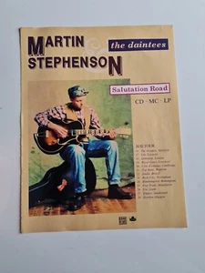 Martin Stephenson The Daintees ORIGINAL 00s MUSIC Album  ADVERT 9X12" POSTER - Imagen 1 de 1