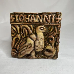 Moravian Mercer Tile Works Bucks County Pennsylvania Dove Bird Iohanni Tile - Picture 1 of 3