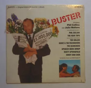 Buster Soundtrack Phil Collins Hollies Sonny & Cher The Four Tops LP 1988 Sealed - Picture 1 of 2