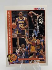 1992-93 NBA Hoops #485 Magic Johnson David Robinson John Stockton HOF Vintage