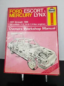 Ford Escort & Mercury Lynx 1981-1988 Haynes Owners Workshop Manual - Bild 1 von 4