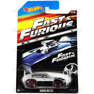 Hot Wheels - SUBARU WRX STI #07 silber/schwarz - Fast & Furious - 1:64 Mattel CJL37 - Bild 1 von 3