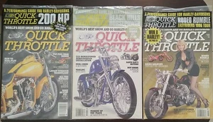 Quick Throttle - Lot of 3 - Factory Sealed Motorcycle Magazines 1990s - Picture 1 of 4