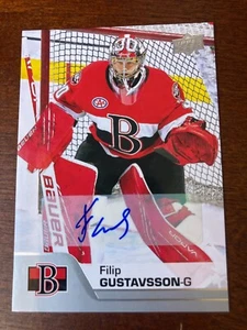 2020-21 Filip Gustavsson AHL Rookie Auto RC Autograph - Picture 1 of 2