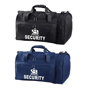 SIA APPROVED Security Quadra Universal Holdall Bags WORKWEAR CCTV STAFF BOUNCER - Picture 1 of 5