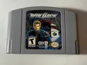 WinBack Covert Operations Nintendo 64 N64 Game Cleaned & Tested Authentic OEM - Picture 1 of 2