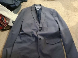 Sonderedition Tommy Hilfiger grau Sportjacke 100% Baumwolle XL 46 - Bild 1 von 3