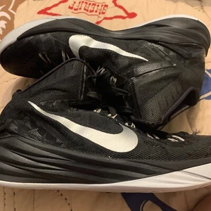 Size 9 - Nike Hyperdunk, 2014 TB Black, Mens, Pre-Owned, No Insoles - Picture 1 of 4