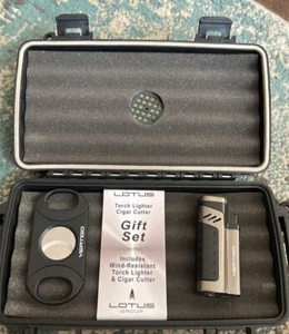 Vertigo By Lotus Cutter Gift Set Black Lighter Warranty New - Picture 1 of 3