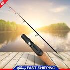 50cm Ice Spinning Rods 1 Tip Winter Fishing Pole with Wood Handle Tackle M/ML/UL