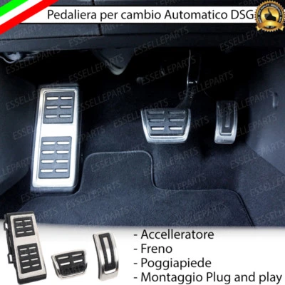 COPRIPEDALI COPRI PEDALI PEDALIERA ALLUMINIO AUTOMATICO DSG CUPRA FORMENTOR - Immagine 1 di 4