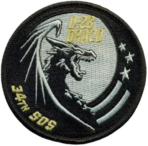 USAF 34º ESCUADRÓN DE OPERACIONES ESPECIALES - U-28 DRACO - PARCHE - Imagen 1 de 1