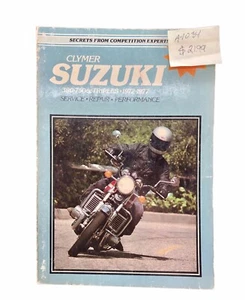 Clymer Suzuki 380-750cc Triples 1972-1977 Service Repair Manual - Foto 1 di 3
