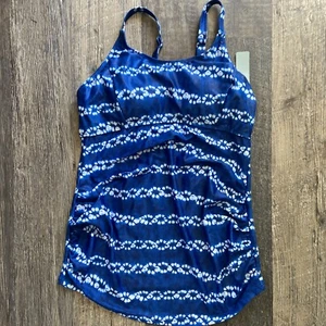 Tempotrek Tankini Bathing Swim Swimming Suit Top Size Small New Blue - Picture 1 of 11