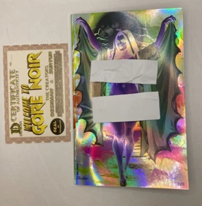 Welcome To Gore Noir Black & White Sketch Edition Rainbow Negative Foil 5/5 - Picture 1 of 12