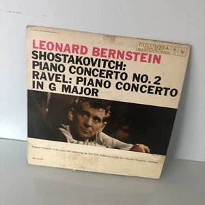 VINTAGE LEAONARD BERNSTEIN SCHOSTAKOWITSCH KLAVIER CONCERTCO NR.2 VINYL SCHALLPLATTE - Bild 1 von 8
