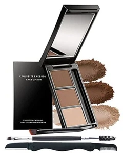Eyebrow Powder Makeup Kit-3 Colors Eye Brow Powder Palette Long-Lasting Water... - Picture 1 of 7