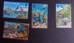 Pitcairn 1998 Año Internacional Océano Buzo de peces SG539/42 montado como nuevo - Imagen 1 de 1