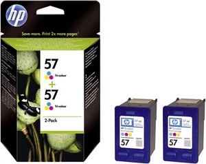 Original HP Nr. 57 3-farbig Doppelpack C9503AE  MHD 2015-2018 - Bild 1 von 1
