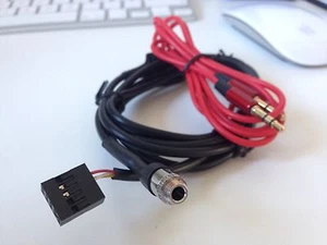 Fits BMW E46 02-06 AUX Input Mode Cable-3.5mm Female Dash Mountable Socket Style - Picture 1 of 4