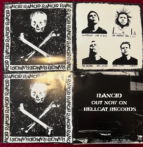 Rancid 2004 Hellcat Records 2 Sided Promo Poster 24 x 24 Inches - Picture 1 of 2