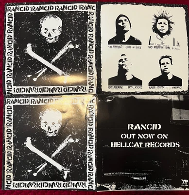 Rancid 2004 Hellcat Records 2 Sided Promo Poster 24 x 24 Inches - Image 1 of 2