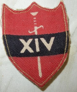 WW2 XIV FOURTEENTH ARMY DIVISION FORMATION MILITARY PATCH BADGE WORLD WAR II - Picture 1 of 2