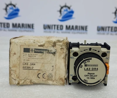 Bloc De Retardement Telemecanique LA3DR4 10-180s 1NO+1NC - Photo 1/4