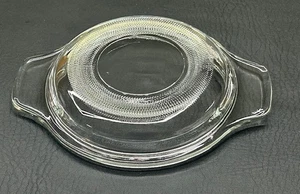 Vintage Anchor Hocking Mini Klar Kasserolle Deckel #66 mit Tabs - Bild 1 von 5