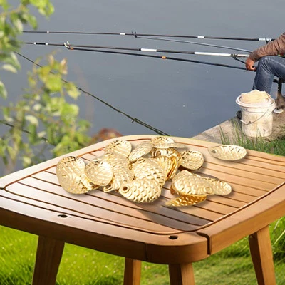 Heißer Verkauf Spinner Ringe Klingen 50 Teile/Set Zubehör Köder Löffel Silbe - Bild 1 von 4