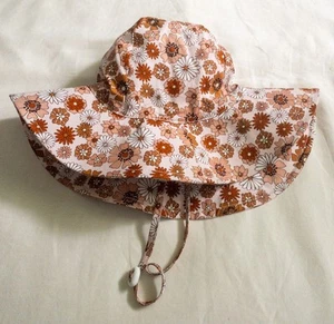 Toddler Floral Sun Hat - Picture 1 of 3
