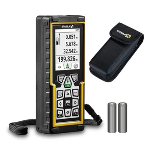 Stabila 6520 Misuratore di Distanza Laser con iPad iPhone App Metallo Nero - Foto 1 di 6