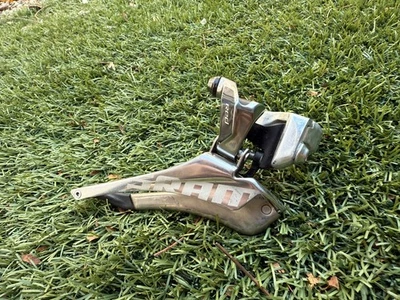 SRAM Red 10 Speed Clamp-On 31.8mm or Braze-On Front Derailleur, 8/10 VG YAW - Image 1 of 4