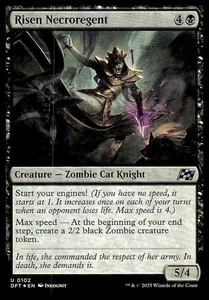 Aetherdrift #102 Risen Necroregent Foil - Picture 1 of 2