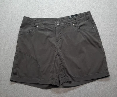 Женские шорты KUHL Mountain Culture с 5 карманами серые 6,5 дюйма по внутреннему шву размер 14 для походов - Изображение 1 из 4