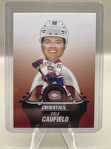 2024-25 Upper Deck Credentials Cole Caufield Bobblehead Giveaway /750 Canadiens - Picture 1 of 2