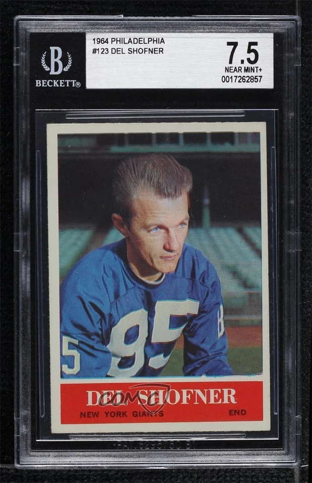 1964 Philadelphia Del Shofner #123 BGS 7.5 - Image 1 of 2