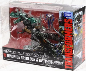 MB-09 Dinobot Grimlock and Optimus Prime | Transformers Movie 10th Anniversary - Picture 1 of 4