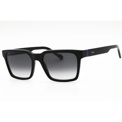 Gafas de sol Zeiss para hombre marco de forma cuadrada de acetato negro lentes grises ZS23527S 001 Foto 1 de 2