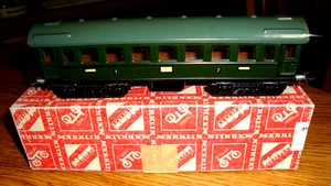 MARKLIN HO 341 PASSENGER CAR  1946  TINPLATE   BK 4.1 COUPLINGS   BOX - Picture 1 of 8