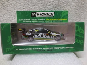 LOWNDES & RICHARDS ZB COMMODORE 2018 BATHURST WINNER 1:43 SCALE - Imagen 1 de 4